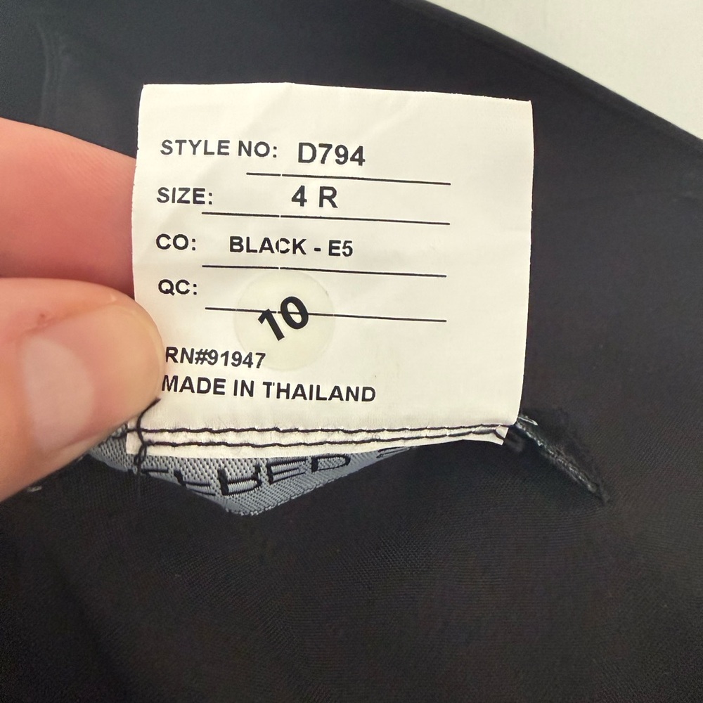 ALFRED SUNG Black One-Shoulder Maxi Evening Gown - Picture 5 of 9
